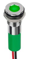APEM Q8F3CZZRYG02E 面板指示灯 多色, 红、黄、绿, 8 mm, R 20mA, Y 20mA, G 20mA, R 2V, Y 2.1V, G 2.2V, 红色 15mcd, 黄色 6mcd, 绿色 10mcd