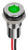 APEM Q8F5CZZRYG02E 面板指示灯 多色, 红、黄、绿, 8 mm, R 20mA, Y 20mA, G 20mA, R 2V, Y 2.1V, G 2.2V, 红色 15mcd, 黄色 6mcd, 绿色 10mcd