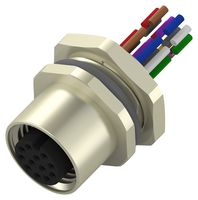 TE CONNECTIVITY T4171330012-001 Sensor Cable, M12 Receptacle, Free End, 12 Positions, 200 mm, 7.9 ", T417 Series