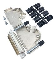 MULTICOMP PRO MP002037 D Sub Connector, Kit, Standard, Plug, 25 Contacts, DB, Solder Cup
