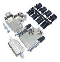 MULTICOMP PRO MP002051 D Sub Connector, Kit, Standard, Plug, 15 Contacts, DA, Solder Cup