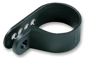 HELLERMANNTYTON 211-00800 NX8 Fastener, P Clip, Screw Mount Cable Clamp, Black, 12.6 mm