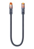 LUMBERG AUTOMATION RSM 5-RKM 5-293/2 M Sensor Cable, 2 m, 6.6 ft, RSM 5 Series