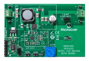 MICROCHIP ADM01002 演示板, 发光二极管驱动器, 降压/升压