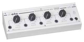ELC DR04 十进箱, 电阻, 4, 1欧至11.11k欧, DR Series