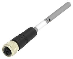 TE CONNECTIVITY TAA753A1611-002 Sensor Cable, 5P, DeviceNet, M12 Receptacle, Free End, 5 Positions, 1 m, 3.28 ft