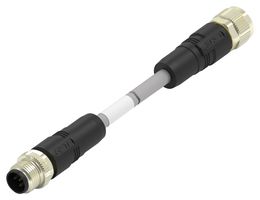 TE CONNECTIVITY TAA755A1611-060 传感器电缆, 5P, DeviceNet, M12 插头, M12 插座, 5路, 6 m, 19.7 ft