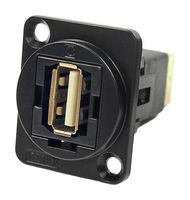 CLIFF ELECTRONIC COMPONENTS CP30209NM3B USB Adapter, M3 Hole, USB Type A Receptacle, USB Type B Receptacle, USB 2.0, FT Series