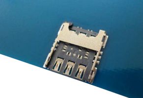 HIROSE / HRS KP13CH-6S-SF(800) Memory Card Connector, Nano SIM, Push-Pull, Copper Alloy