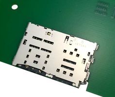 HIROSE / HRS KP15TL-SF(800) Memory Card Connector, Combo - MicroSD, Nano SIM, Push In-Pin Eject, Copper Alloy