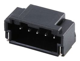 MOLEX 502352-0501 Pin Header, R/A, Automotive, Wire-to-Board, 2 mm, 1 Rows, 5 Contacts, Surface Mount Right Angle