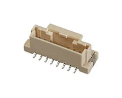 MOLEX 560020-0823 引脚针座, 汽车应用、线对板连接, 2 mm, 1 排, 8 触点, 表面安装直型, DuraClik 560020 Series