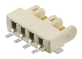 AMPHENOL COMMUNICATIONS SOLUTIONS 10120045-401LF 照明连接器, FCI RotaConnect 10120045 Series, 4 触点, 公母同体, 3 mm, 表面安装　, 1 排