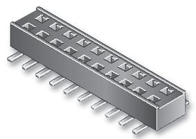 AMPHENOL COMMUNICATIONS SOLUTIONS 55510-108TRLF PCB插座, 板至板, 2 mm, 2 排, 8 触点, 表面安装, FCI Minitek 55510