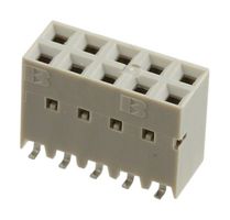 AMPHENOL COMMUNICATIONS SOLUTIONS 95290-305ALF PCB Receptacle, Board-to-Board, 2.54 mm, 2 Rows, 10 Contacts, Surface Mount, Dubox 95290