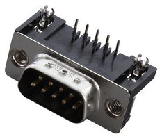 AMPHENOL COMMUNICATIONS SOLUTIONS L717SDE09PA4CH4R D-Sub 连接器, 标准, 插头, SD, 9 触点, DE, 焊接