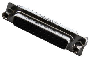 AMPHENOL COMMUNICATIONS SOLUTIONS L77SDBH25SOL2RM8 D-Sub 连接器, 标准, 插座, SD, 25 触点, DB, 焊接