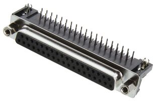AMPHENOL COMMUNICATIONS SOLUTIONS L77SDC37SA4CH4F D-Sub 连接器, 直角, 标准, 插座, SD, 37 触点, DC, 焊接