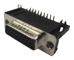 AMPHENOL COMMUNICATIONS SOLUTIONS L17HTHAS4R4C D Sub Connector, High Density, Receptacle, 17H, 26 Contacts, DA, Solder
