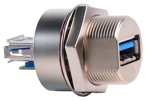 MULTICOMP PRO MP002432 USB Adapter, USB Type A Receptacle, USB Type A Receptacle, USB 3.0, IP68