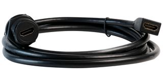 MULTICOMP PRO MP002465 Audio / Video Cable Assembly, Mini USB Type B, HDMI Socket, 6.6 ft, 2 m, Black