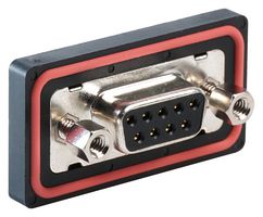 MULTICOMP PRO MP002474 D-Sub 连接器, 标准, 插座, MP Sealed D-Sub Connectors, 9 触点, DE, 焊接杯