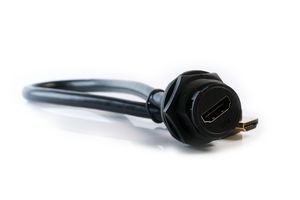 MULTICOMP PRO MP002477 计算机电缆, D-SUB插头, 9路, 自由末端, 6.6 ft, 2 m, 黑色, MP Sealed D-Sub Connectors