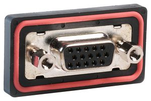 MULTICOMP PRO MP002480 D Sub Connector, High Density, Receptacle, MP Sealed D-Sub Connectors, 15 Contacts, DE