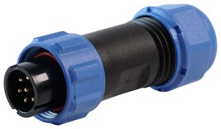MULTICOMP PRO MP002513 Circular Connector, Standard Circular Connector, MP-T13 IP68 Series, Cable Mount Plug, 7 Contacts