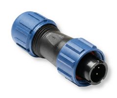MULTICOMP PRO MP002511 圆形连接器, 标准圆形连接器, MP-T13 IP68 Series, 电缆安装插头, 4 触点, 焊接引脚, 螺纹
