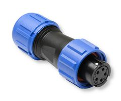 MULTICOMP PRO MP002517 圆形连接器, 标准圆形连接器, MP-T13 IP68 Series, 电缆安装插头, 5 触点, 焊接插座, 螺纹