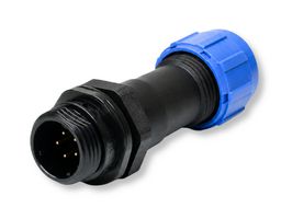 MULTICOMP PRO MP002522 圆形连接器, 标准圆形连接器, MP-T13 IP68 Series, 电缆安装插座, 5 触点, 焊接引脚, 螺纹
