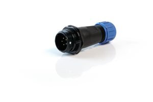 MULTICOMP PRO MP002523 圆形连接器, Standard Circular Connector, MP-T13 IP68 Series, 电缆安装插座, 7 触点, 焊接引脚, 螺纹