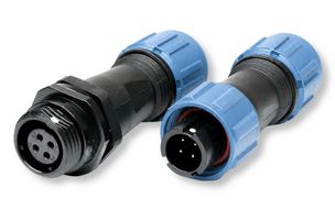 MULTICOMP PRO MP002531 连接器套件, 工业, Multicomp Pro MP002526, MP002511工业圆形连接器, MP-T13 IP68