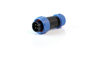 MULTICOMP PRO MP002552 Circular Connector, MP-T21, Plug, Male Contacts, 5 Way, Cable Mount, Threaded, Solder, IP68, 30A