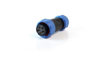 MULTICOMP PRO MP002564 Circular Connector, MP-T21, Plug, Female Contacts, 5 Way, Cable Mount, Threaded, Screw, IP68, 30A