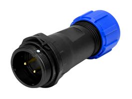 MULTICOMP PRO MP002568 Circular Connector, MP-T21, Inline Receptacle, Male Contacts, 2 Way, Threaded, Solder, IP68, 30A