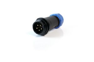 MULTICOMP PRO MP002575 Circular Connector, MP-T21, Inline Receptacle, Male Contacts, 5 Way, Threaded, Screw, IP68, 30A