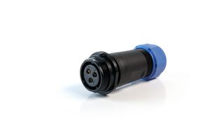 MULTICOMP PRO MP002582 圆形连接器, Standard Circular Connector, MP-T21 IP68 Series, 电缆安装插座, 3 触点, 螺丝口, 螺纹