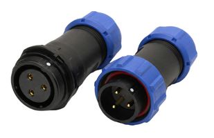 MULTICOMP PRO MP002591 连接器套件, 工业, Multicomp Pro MP002549, MP002582工业圆形连接器, MP-T21 IP68