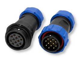 MULTICOMP PRO MP002596 连接器套件, 工业, Multicomp Pro MP002556, MP002589工业圆形连接器, MP-T21 IP68