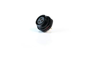 MULTICOMP PRO MP002610 Circular Connector, MP-T21, Panel Receptacle, Female Contacts, 3 Way, Threaded, Solder, IP68, 30A