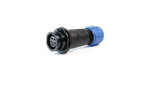 MULTICOMP PRO MP002639 圆形连接器, 标准圆形连接器, MP-T13 IP67 Series, 电缆安装插座, 5 触点, 焊接插座, 卡口