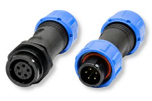 MULTICOMP PRO MP002644 连接器套件, 工业, Multicomp Pro MP002639, MP002624工业圆形连接器, MP-T13 IP67