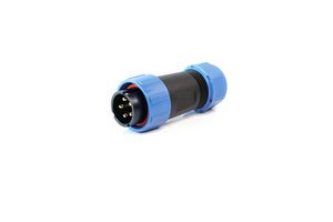 MULTICOMP PRO MP002664 Circular Connector, MP-T21, Plug, Male Contacts, 5 Way, Cable Mount, Bayonet, Screw, IP67, 30A