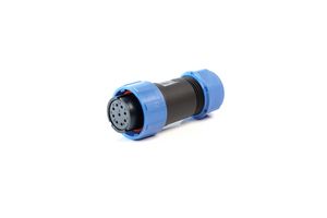 MULTICOMP PRO MP002677 Circular Connector, MP-T21, Plug, Female Contacts, 9 Way, Cable Mount, Bayonet, Solder, IP67, 5A