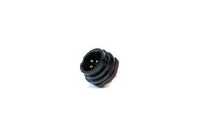 MULTICOMP PRO MP002711 Circular Connector, MP-T21, Panel Receptacle, Male Contacts, 3 Way, Bayonet, Screw, IP67, 30A
