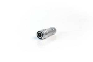 MULTICOMP PRO MP002731 Circular Connector, MP-M12, Metal Plug, Male Contacts, 2 Way, Cable Mount, Push-Pull, Solder, IP67