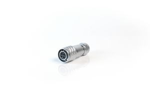 MULTICOMP PRO MP002736 Circular Connector, MP-M12, Metal Plug, Female, 4 Way, Cable Mount, Push-Pull, Solder, IP67