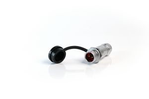 MULTICOMP PRO MP002739 Circular Connector, MP-M12, Metal Inline Receptacle, Male Contacts, 2 Way, Push-Pull, Solder, IP67